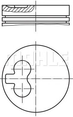 PİSTON,SEGMAN (+0.50)(83.00MM) PEUGEOT PARTNER-XUD9-PARTNER