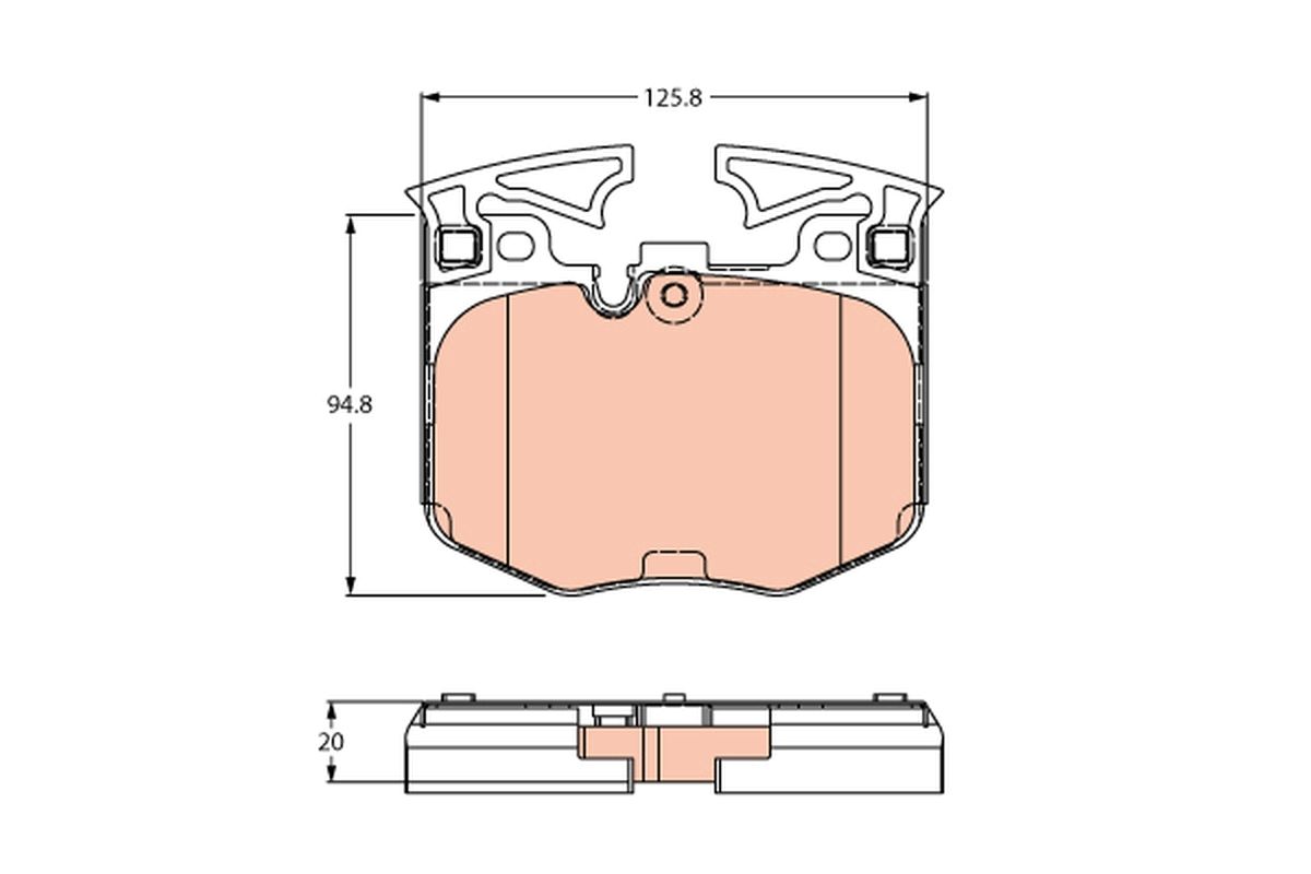 DİSK BALATA (ÖN) BMW 3 (G20-G80-G28) 316D-318D-320D-330D-330İ 18-