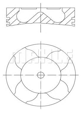 PİSTON,SEGMAN (STD)(82.00MM) Z19DTH DTJ