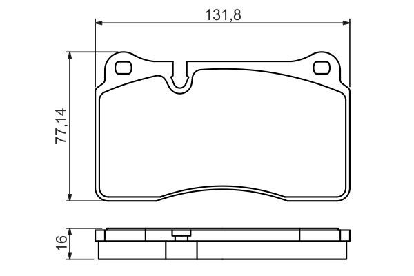 DİSK BALATA (ÖN) AUDI TT 2.5 RS quattro 11-14 / SEAT LEON ST 2.0 TDI 4Drive 14-20 / VW TOUAREG 4.2 V8 TDI 10-18