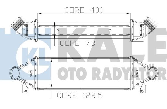 INTERCOOLER (BRAZING) TRANSİT V184/V347 AL+AL