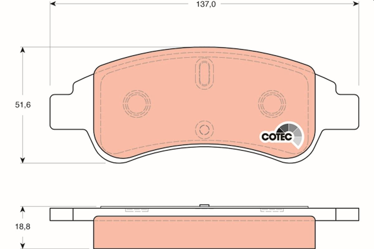 DİSK BALATA (ÖN) PEUGEOT 1007 / 206 CC / PARTNER / CITROEN BERLINGO / C2 / C4 / XSARA