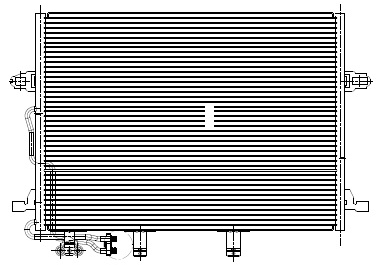KLİMA RADYATÖRÜ(CME004) MB E200 / E200 CDI 02-