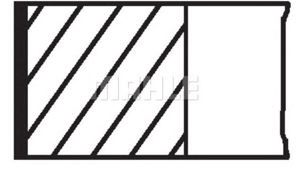 SEGMAN (+0.50)(77.01MM) VW GOLF5,JETTA III,TOURAN BMY,BLG