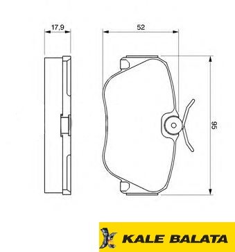 DİSK BALATA (ÖN) M.BENZ 190 (W201) 82-