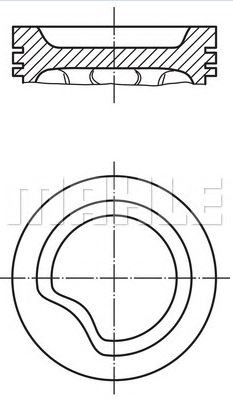 PİSTON,SEGMAN (STD)(77.60MM) OPEL ASTRA F / COMBO / CORSA A / CORSA B /VECTRA A 1,4 (14NV)(C14NZ)(X14NZ)(X14SZ)