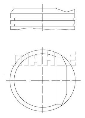 PİSTON,SEGMAN KİT (STD)(76.00MM) R12- R9 1400 cc