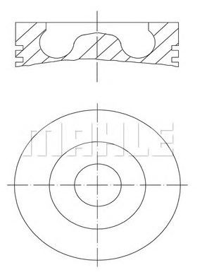 PİSTON,SEGMAN (STD)(89.91MM) FORD TRANSİT 2.4 DI 05-06