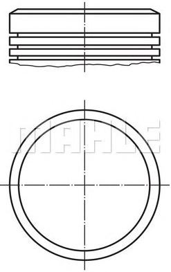 PİSTON,SEGMAN (STD)(78.50MM) PEUGEOT 206 - 1,6-16V (TU5JP4 EURO 3