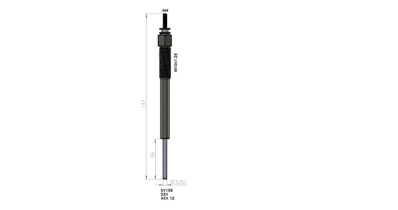 KIZDIRMA BUJİSİ (23,0V) ISUZU NOVA 4HK1