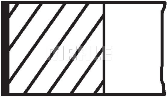 SEGMAN (STD)(83.00MM) PEUGEOT 305 1.9D 82-/309 1.9D 85-/405