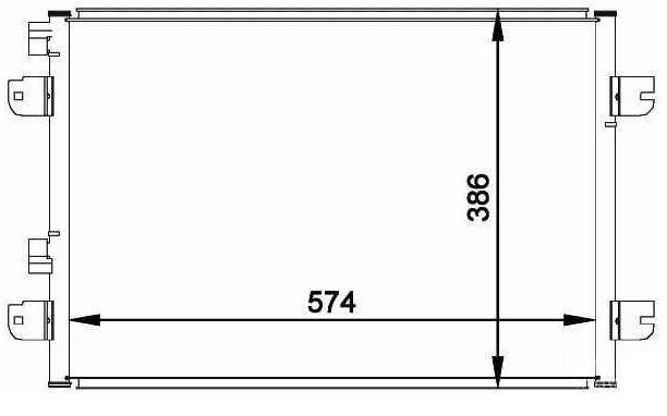 KLİMA RADYATÖRÜ(CDC361) DACİA LOGAN 04-