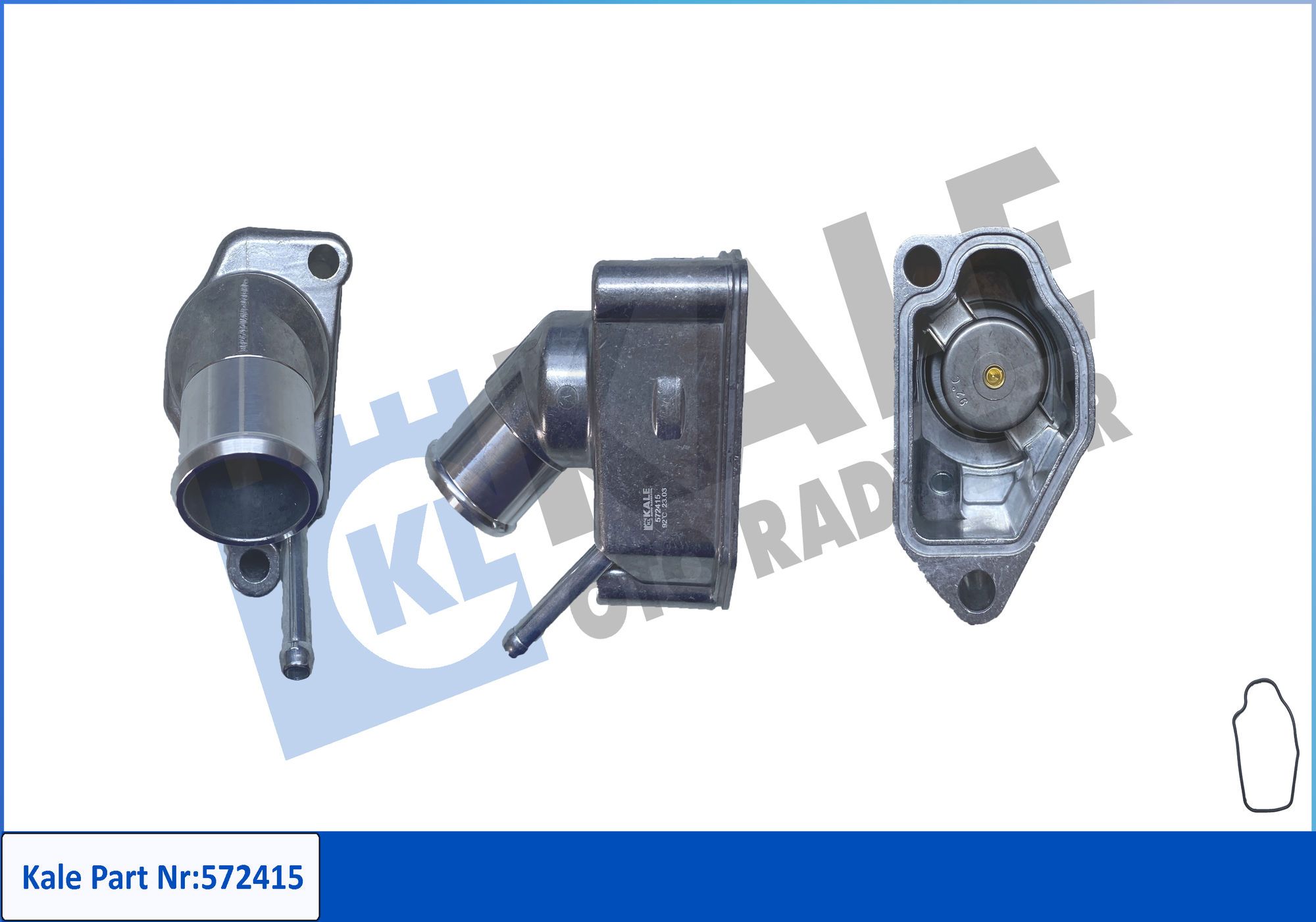 TERMOSTAT OPEL ASTRA F / ASTRA G / ASTRA H / FRONTERA A / OMEGA B / SINTRA / SPEEDSTER / VECTRA A / VECTRA B /  ZAFIRA / ZAFIRA FAMILY B /  ZAFIRA A  (92 °C) + FLANŞ