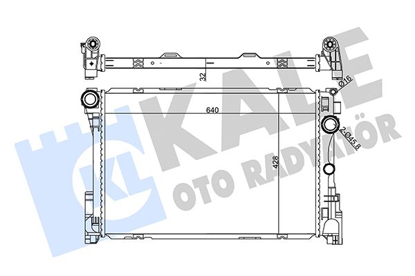 SU RADYATÖRÜ (BRAZING)(MT/AT) M.BENZ (C-CLASS) W204/C204/S204 C180-250CDI/CGI 07=> ; (ECLASS) W212/S212 E180-250CDI/CGI , A207/C207 E200-350CDI 09=> ; CLS (C218/X218) 220, 250 14- / SLK (R172) 200, 250, 350 11-