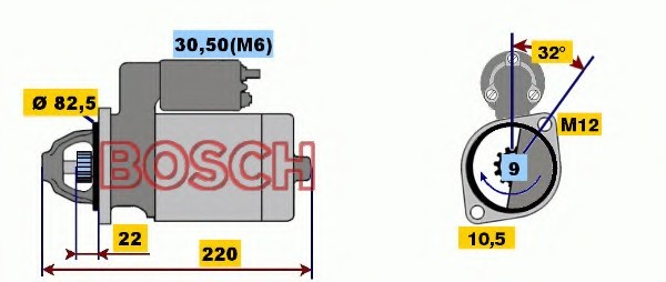 MARŞ MOTORU ( 12 V 9 DİŞ ) OPEL ASTRA F ASTRA G ASTRA H VECTRA A VECTRA B ZAFIRA 1.8 i 16V 2.0 i 16V C18XEL - X18XE - X20XEV - Z20LET - Z20LEH - Z20LEL - X20XEV