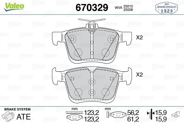 DİSK BALATA (ARKA) VW GOLF VII 1.0 TSI-1.2 TSI-1.4 TSI-1.6-1.6 TDI-2.0 GTI 12-17 / PASSAT 1.4 TSI-1.6 TDI-1.8 TSI-2.0 TDI 14- / T-ROC 2.0 TDI 17- / TOURAN 1.4 TSI-1.6 TDI-1.8 TSI-2.0 TDI 15-