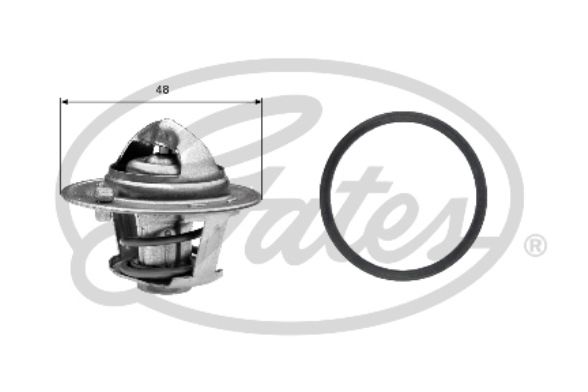 TERMOSTAT (82°C) FORD B-MAX 12- / C-MAX 07-10 / C-MAX II 10- / COURIER PICK-UP 01-11 / FIESTA IV 96-02 / FIESTA V 01-08 / FOCUS 98-04 / FOCUS C-MAX 03-07 / FOCUS II 04-12 / MONDEO IV 07-15 / MAZDA 2 03-07 / VOLVO C30