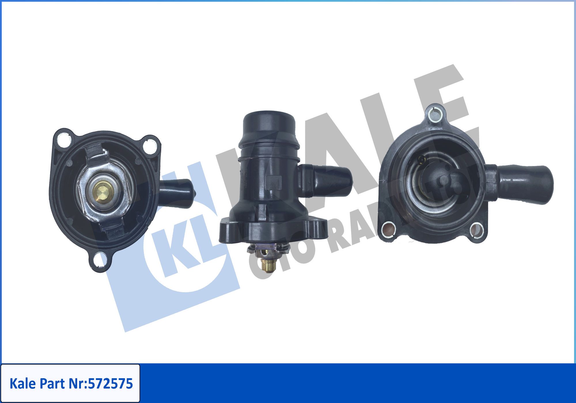 TERMOSTAT OPEL ADAM / ASTRA J / CORSA D / CORSA E / MERIVA B - CHEVROLET AVEO / CRUZE  (103 °C) + FLANŞ