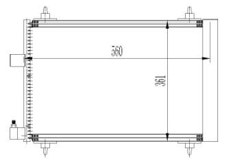 (+)KLİMA RADYATÖRÜ(CPE428) 307 1.4HDİ-1.4i-1.6HDi-1.6i- 2.0HD