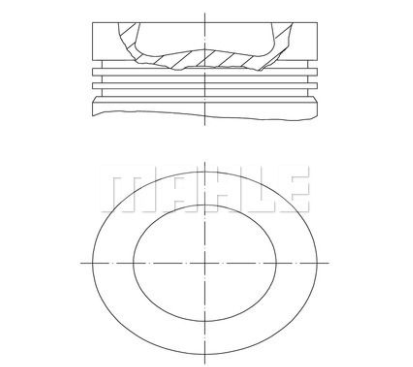 PİSTON,SEGMAN (81.5MM) VW AMAROK 10-13 / BEETLE 11-16 / GOLF 05-13 / JETTA III 05-10 / PASSAT 05-10 / TIGUAN 07-18 / SKODA OCTAVIA II 06-13 / SUPERB II 08-15 / YETI 09-17 / SEAT ALTEA 06- / LEON 06-12 / EXEO 09-13 /