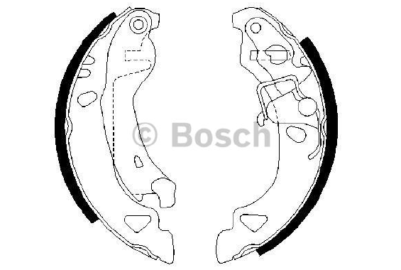 PABUÇLU FREN BALATASI (ARKA) FIAT BRAVA 1.2 98-02 / 1.4 95-01 / BRAVO I 1.4 95-01 / 1.9 D 95-01 / PUNTO 94-99 / LANCIA Y 96-03