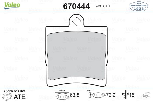 DİSK BALATA (ARKA) M.BENZ E-SERİSİ W210, E200 96-02 / W202, C200, C230 94-00 / S202, S210, A208, C208, R170 96-04