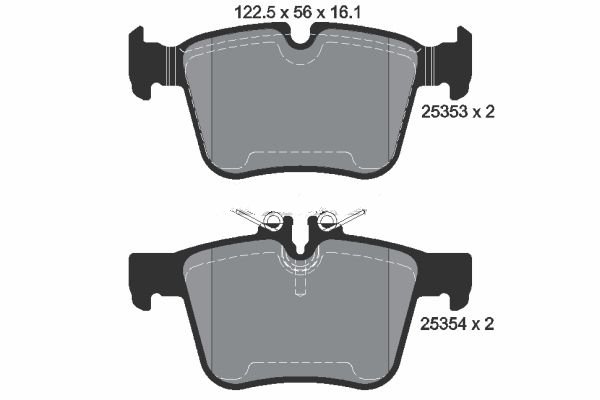 DİSK BALATA (ARKA) M.BENZ C-SERİSİ (W205-S205) 15-