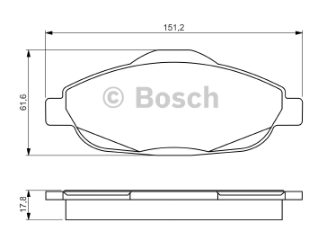 DİSK BALATA (ÖN) PEUGEOT 308 1.6 16V 07-