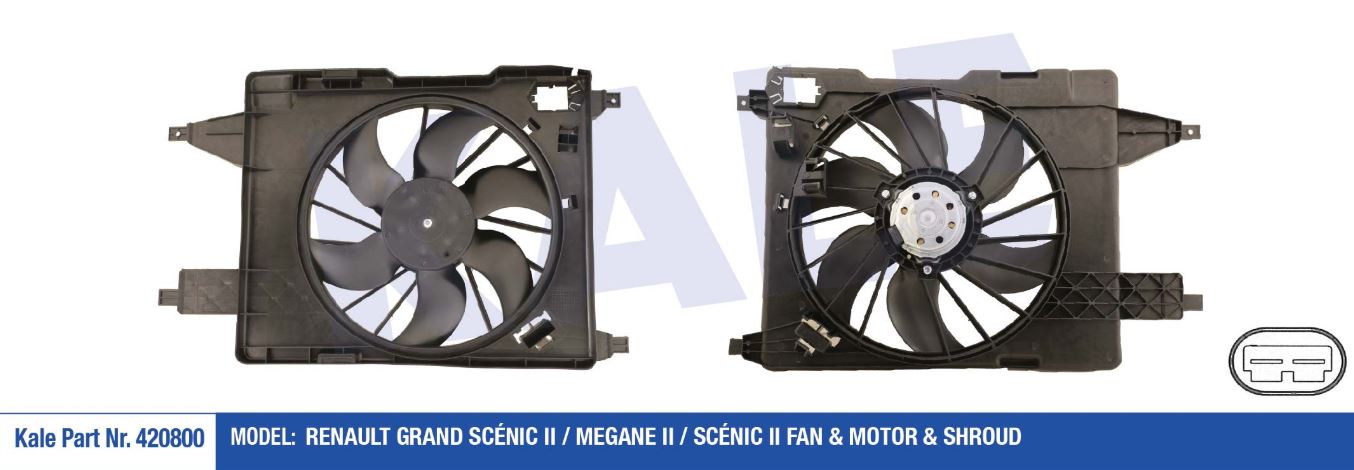 FAN MOTORU (DAVLUMBAZLI) RENAULT MEGANE II 1.4-1.6-1.5DCI 02-