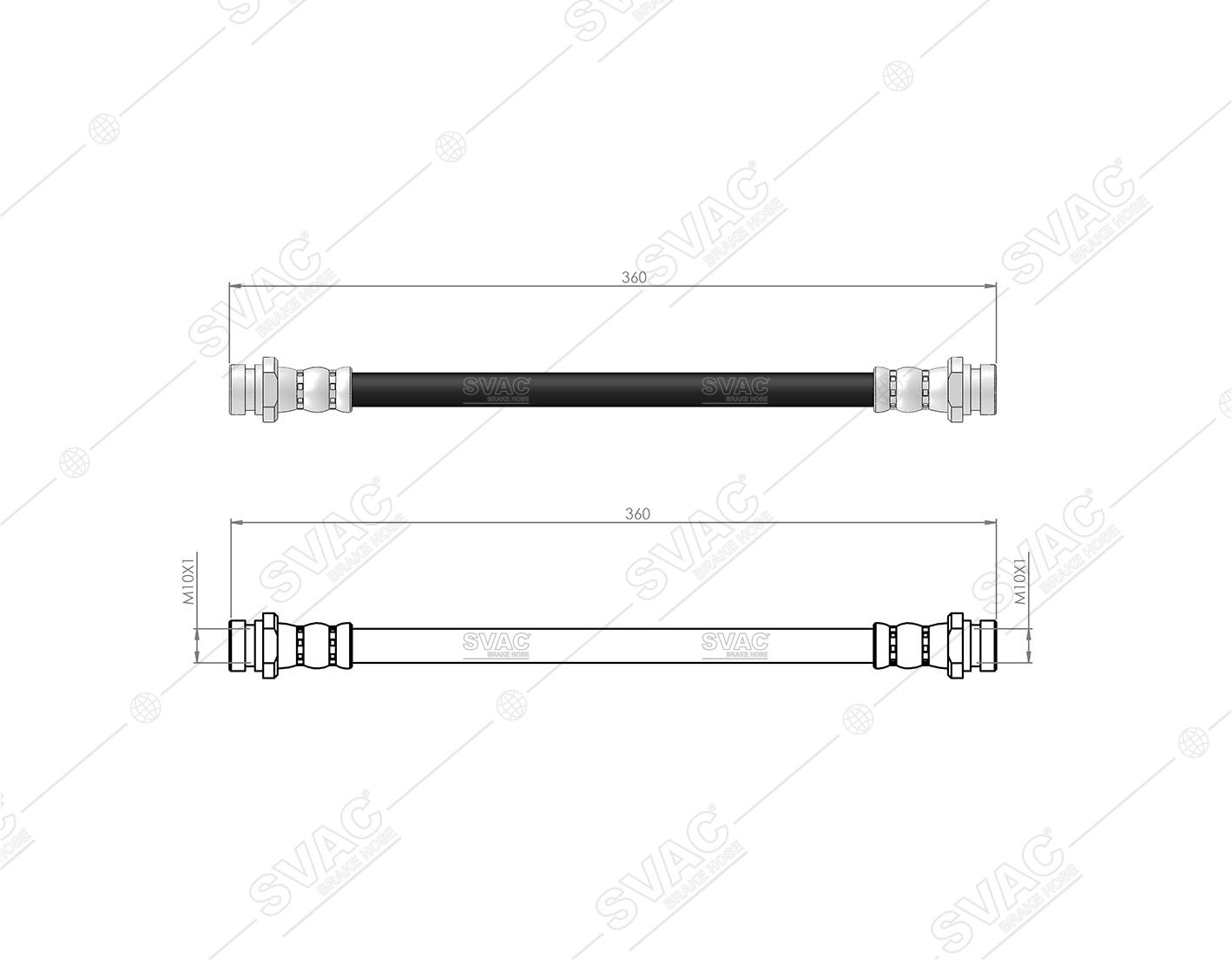 FREN HORTUMU (ARKA) MITSUBISHI L200 / TRITON 05-15