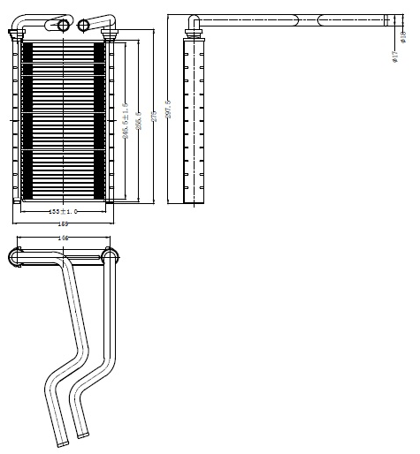 KALORİFER RADYATÖRÜ(KHN025) CİVİC 06+