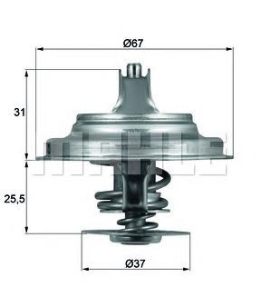 TERMOSTAT (71°C) VW CRAFTER 06- / LT28-LT35 06- / PASSAT B2 84- / TRANSPORTER T4 95-