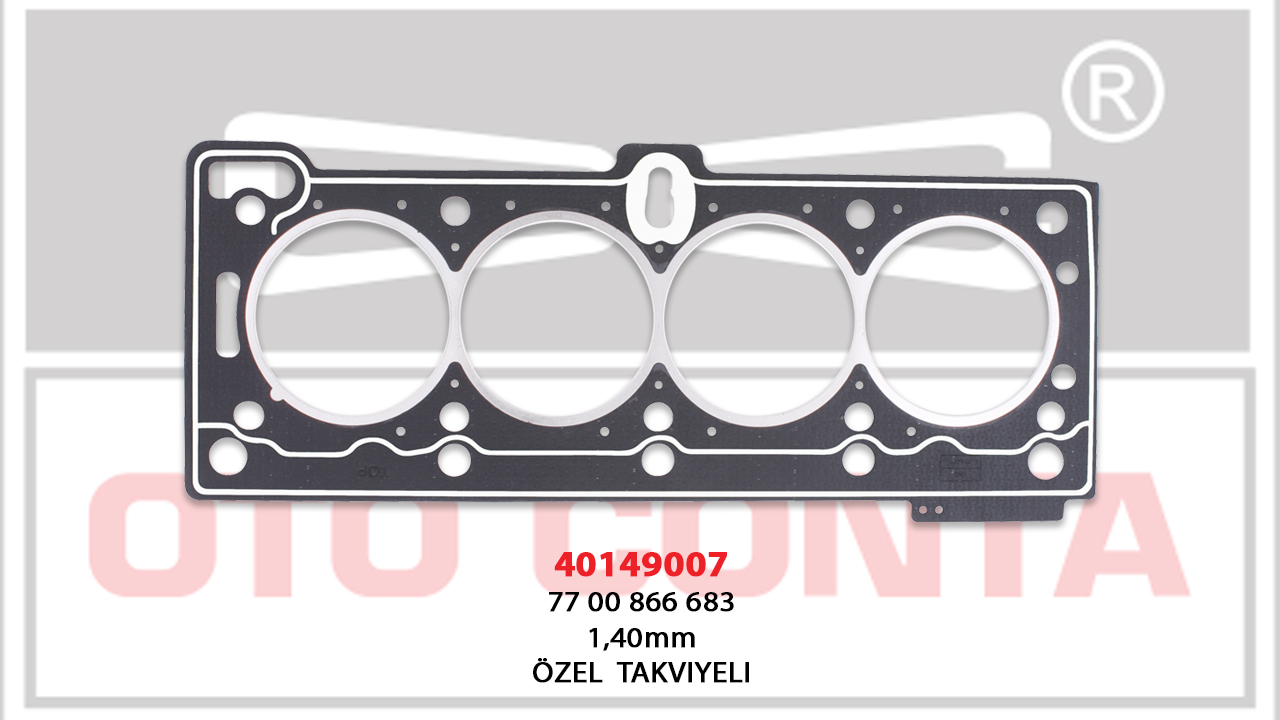 SİLİNDİR KAPAK CONTASI (1,40MM)(LPGLİ ARAÇLAR) RENAULT MEGANE 1.6 8V