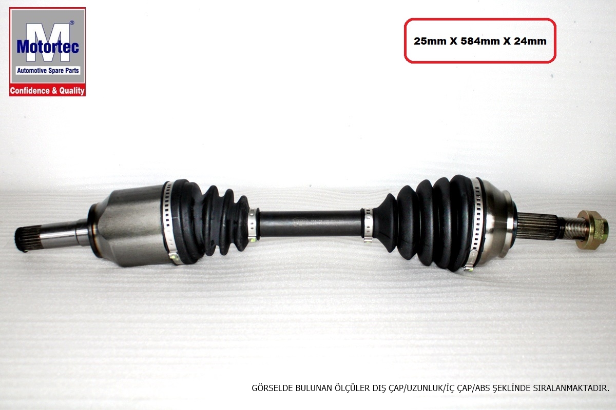 AKS KOMPLE (SOL)(584,00MM) FIAT LINEA 1.3 MJT 07-