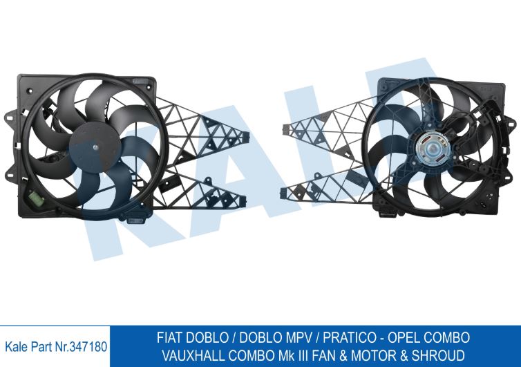 FAN MOTORU (DAVLUMBAZLI) FIAT DOBLO III 1.6 2010-