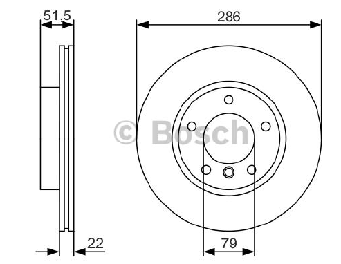 FREN DİSKİ (ÖN)(286MM) BMW (E36-E46) 316İ-318İ-320İ-325İ