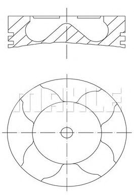 PİSTON,SEGMAN (STD)(84.00MM) OPEL VECTRA / ASTRA X -Y 2.0 DTL