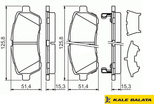 DİSK BALATA (ÖN) FORD FIESTA VI 08-