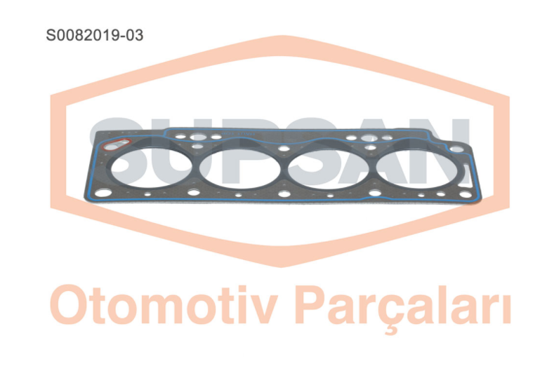 SİLİNDİR KAPAK CONTASI (3 ÇENTİK) RENAULT MEGANE 1.9D 96- / KANGOO 1.9D / LAGUNA 1.9D Y.M. (F8Q)