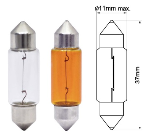 AMPUL 12V. 10W SOFİT (JAPON TİPİ)