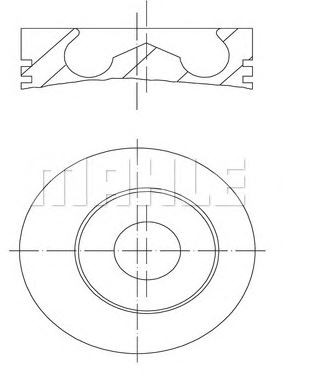 PİSTON,SEGMAN (STD)(93.67MM) FORD TRANSİT T12-T15 2.5 DI 91-97