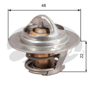 TERMOSTAT (92°C) FORD RANGER 02-05 / OPEL ASCONA B 79-81 / ASCONA C 81-88 / ASTRA F 98-02 / COMBO 01-06 / CORSA A 88-93 / CORSA B 93-00 / KADETT C 73-79 / KADETT D 79-82 / KADETT E 90-91 / VECTRA A 93-95 / VECTRA B 95