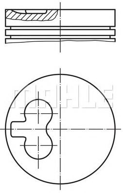 PİSTON,SEGMAN (+0.50)(92.00MM) CITROEN JUMPER I 2,5TD 94-02 / PEUGEOT BOXER 2,5TD 94-02  (DJ5T)