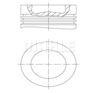 PİSTON,SEGMAN (81.51MM) VW AMAROK 11- / BEETLE 11-16 / CADDY 15- / CC 11-16 / CRAFTER 30-50 11-16 / GOLF 05-13 / JETTA 10- / PASSAT 10-14 / SKODA OCTAVIA II 04-13 / SUPERB II 08-15 / YETI 09-17 / SEAT ALHAMBRA 10- /