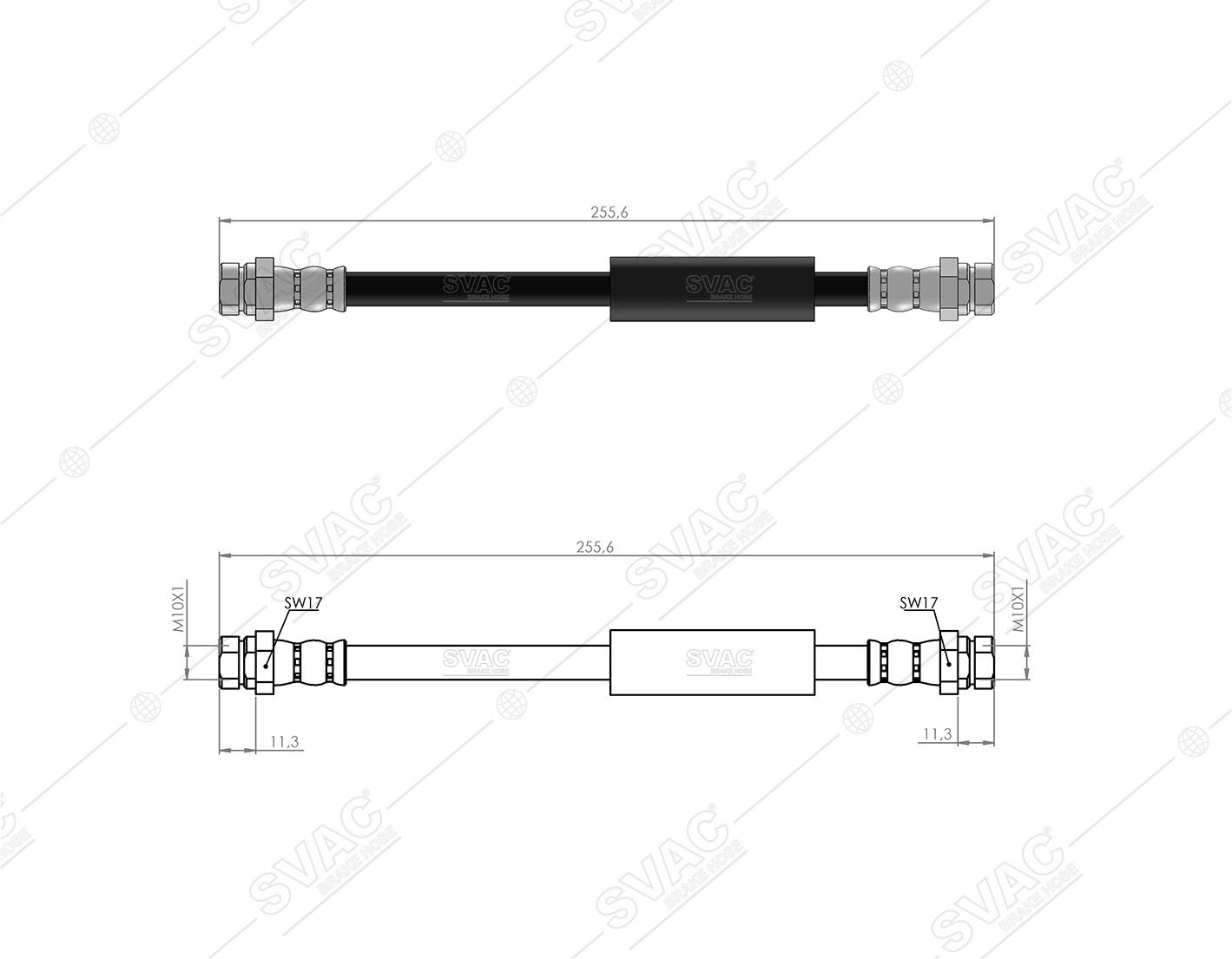 FREN HORTUMU (ARKA) VW TOURAN 03-10