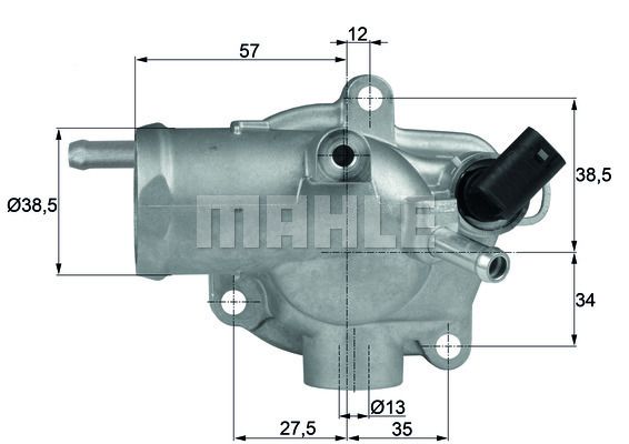 TERMOSTAT (92°C)(ESKİ NO:TI3192) MB C200 CDI-C220 CDI 01-07