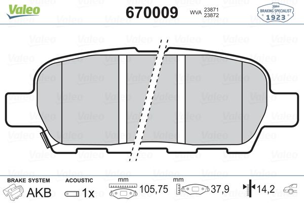 DİSK BALATA (ARKA) NISSAN X-TRAİL 2.0-2.0 4X4-2.2 DCİ 01-13