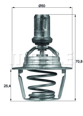 TERMOSTAT (86°C) RENAULT 19 1.7 91-07-CLIO I 1.2-1.4 91-