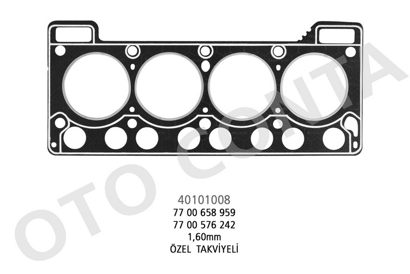 SİLİNDİR KAPAK CONTASI (1,40 MM)(LPGLİ ARAÇLAR) RENAULT R12 1.3