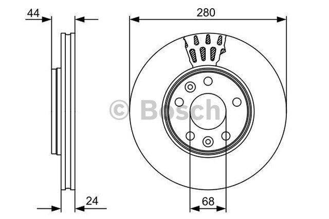 FREN DİSKİ (ÖN)(280MM) DACIA DUSTER 17- / RENAULT CAPTUR II 20- / FLUENCE 12- / LAGUNA III 07- / MEGANE CC 10- / MEGANE III 08- / MEGANE IV 18- / SCENIC III 09-